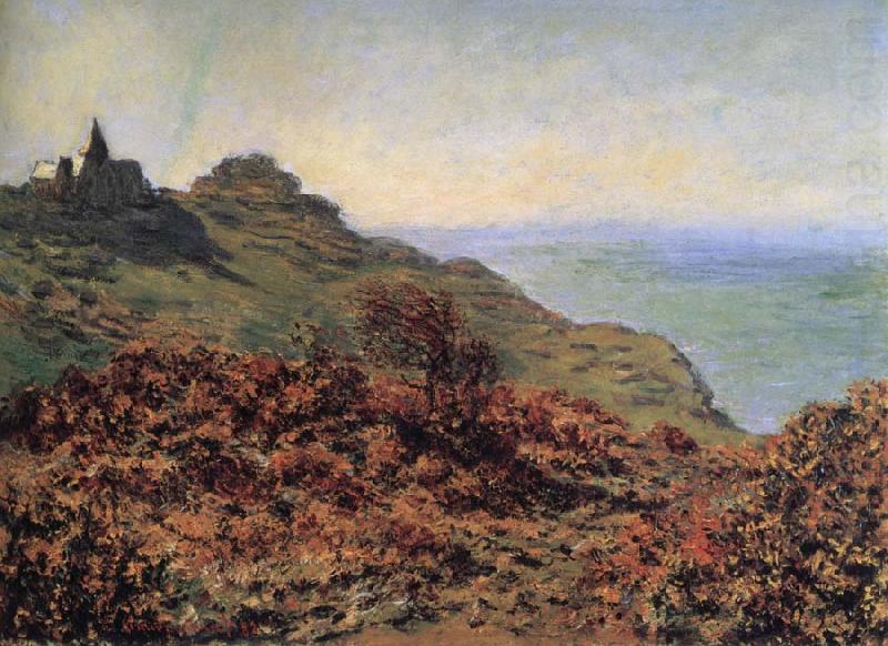 Claude Monet The Church at Varengeville and the Gorge des Moutiers china oil painting image